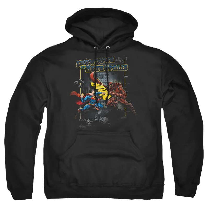 Superman Showdown - Pullover Hoodie Chunky Knit Pullover