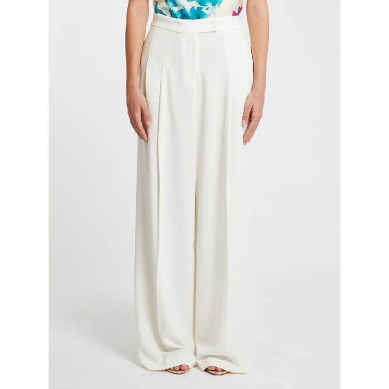 PENNY BLACK Cream Wide Leg Trousers Trousers cozy comfortable