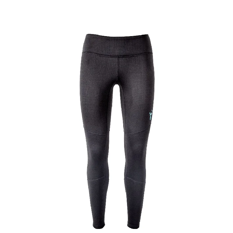 Hunters Element Womens Core+ Leggings Black Trendy Foil Finish Leggings