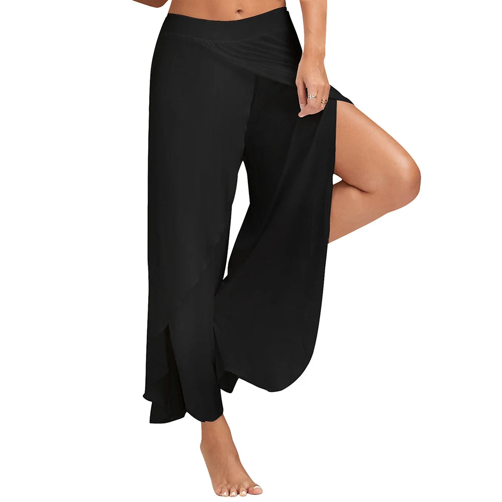 L-5XL Plus Size Loose Wide Leg Trousers for Women’s Casual Style Trousers Essential Wardrobe L-5XL Plus Size Loose Wide Leg Trousers for Women’s Casual Style Trousers Essential Wardrobe