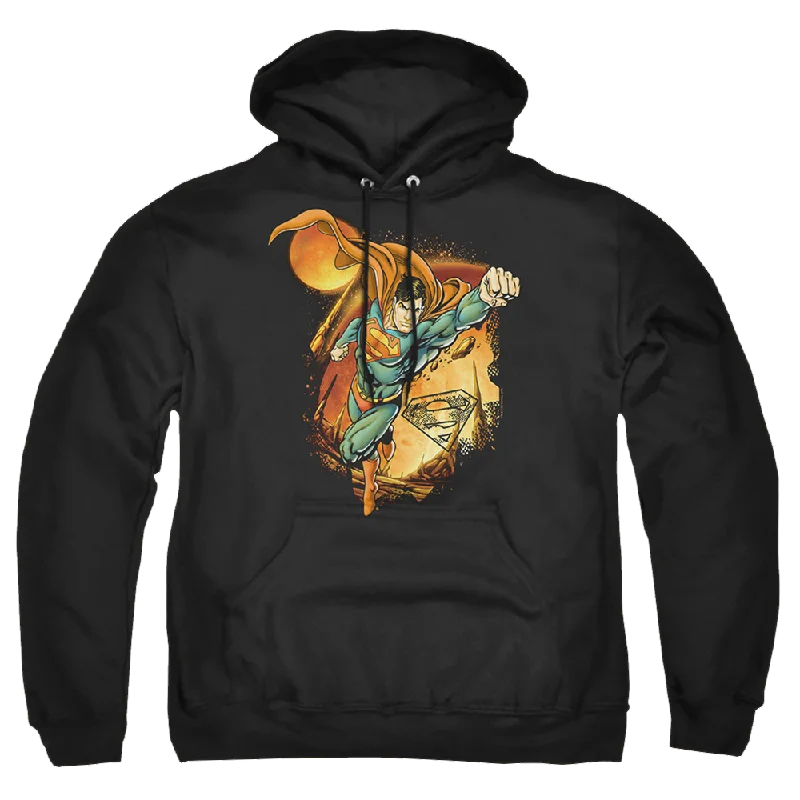Superman Last Sons - Pullover Hoodie Puff Sleeve Stylish