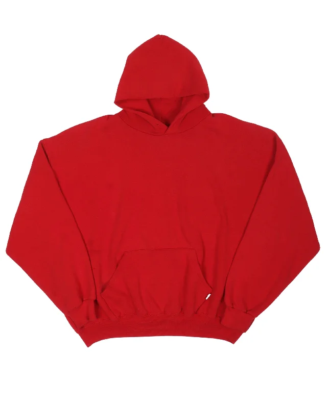 Russell Hoodie Hoodie with Distressed Vintage Worn