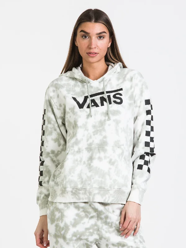VANS BLEACH WASH BOYFRIEND HOODIE - CLEARANCE Hoodie with Drawstring Waist Adjustable Fitted VANS BLEACH WASH BOYFRIEND HOODIE - CLEARANCE Hoodie with Drawstring Waist Adjustable Fitted