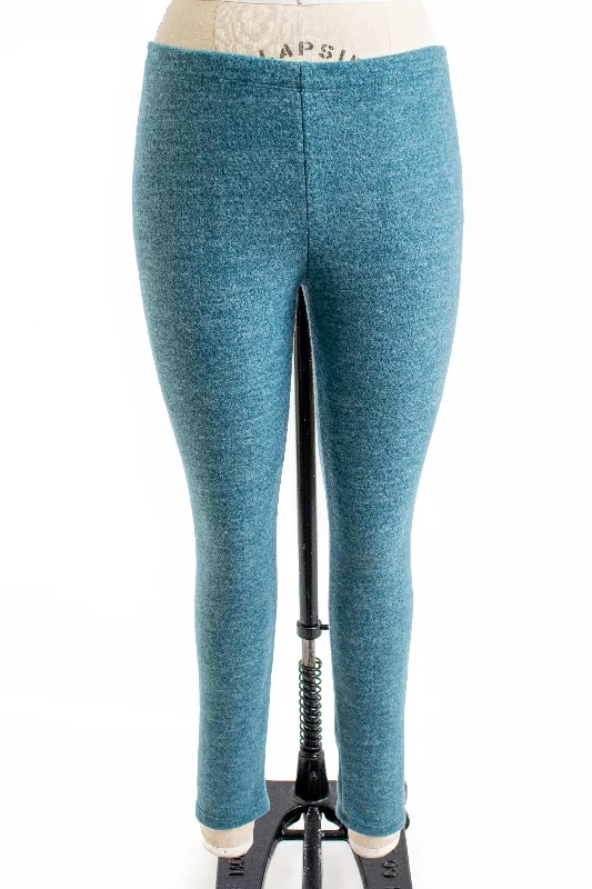 Teal Blue Legging Trendy Fitness Leggings