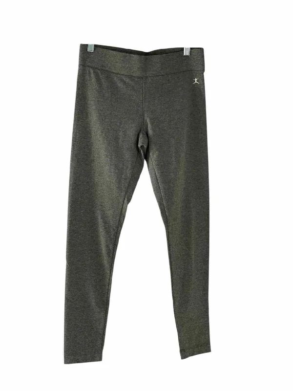 Danskin Size S Gray Leggings Elegant Satin Finish Leggings
