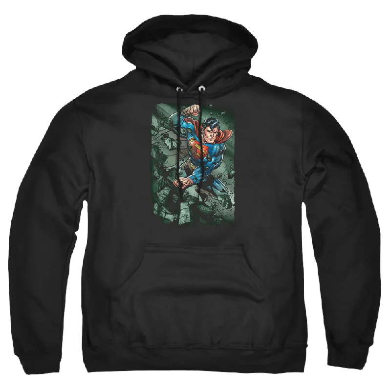 Superman Indestructible - Pullover Hoodie Puff Sleeve Stylish