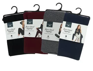 Britt's Knits Fleece Lined Leggings Cozy Warmth Leggings