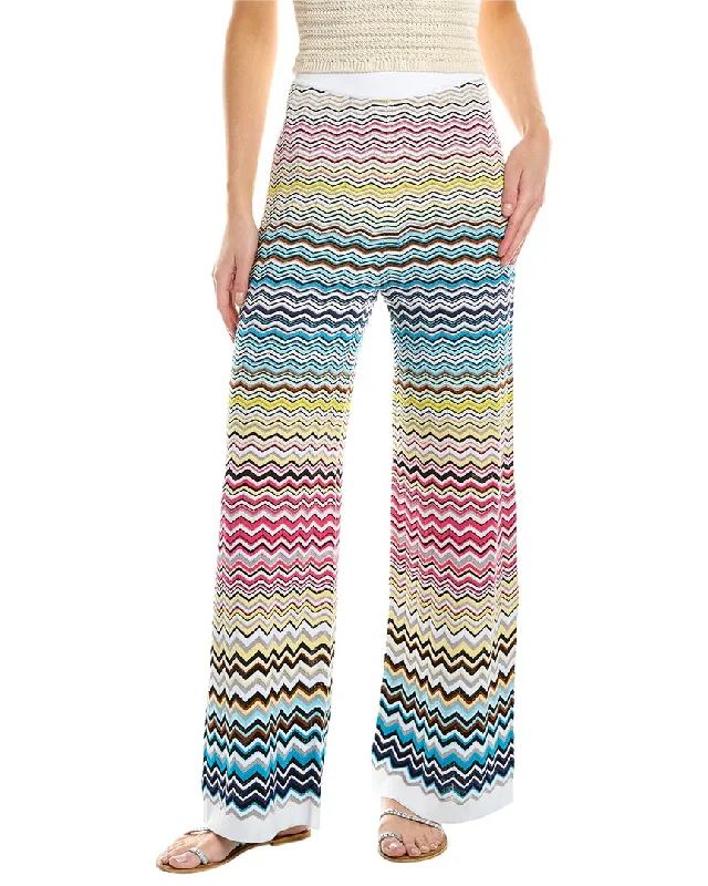 Missoni Flared ZigZag Trouser Trousers sophisticated sleek