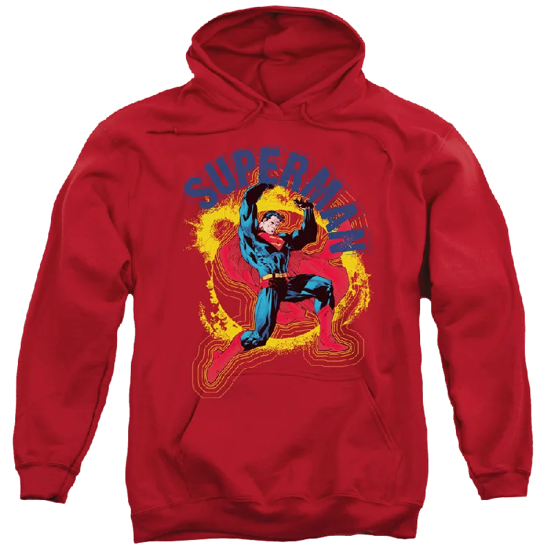 Superman A Name To Uphold - Pullover Hoodie Surplice Neck Pullover