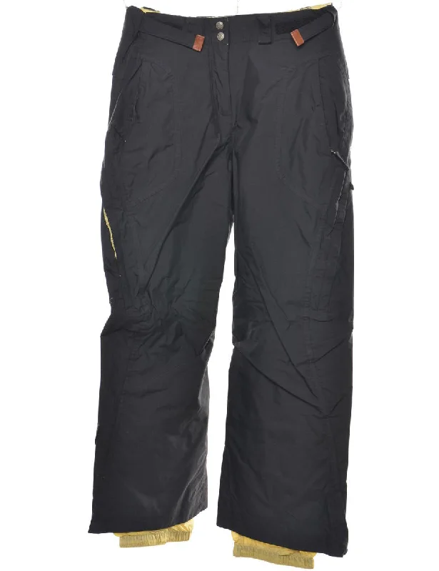 Columbia Black Classic Ski Trousers - W30 Trousers Party Sparkling