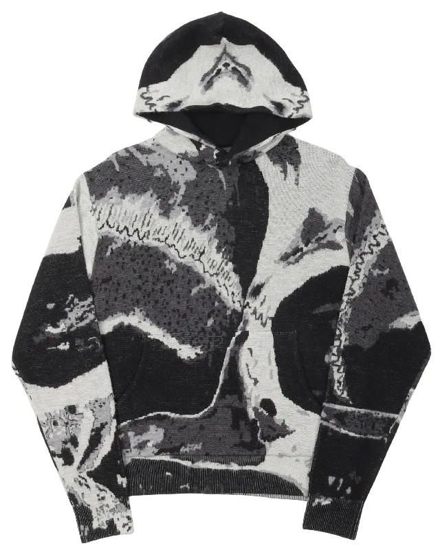 Wes Lang Wool Hoodie Hoodie with Fur Luxurious Winter