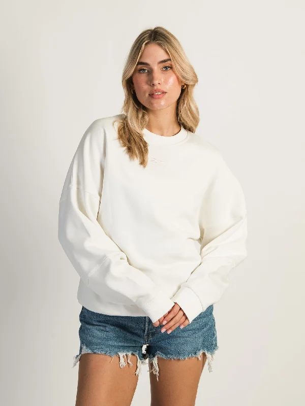 REEBOK LUX MIDLAYER SWEATSHIRT Hoodie with Drawcord Adjustable Secure