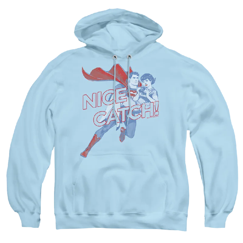 Superman Nice Catch - Pullover Hoodie Flare Sleeve Stylish