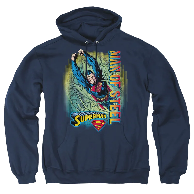 Superman Breakthrough - Pullover Hoodie Cable Knit Chunky
