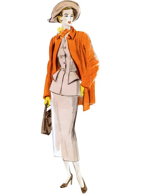 Vogue Vintage Suit & Coat V1932 Denim Leather Suede