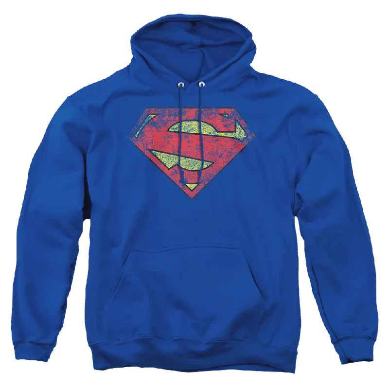 Superman New 52 Shield - Pullover Hoodie Set Sleeve Pullover