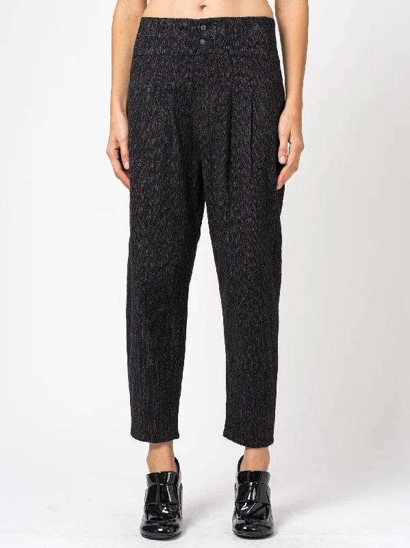 Bombé Shape Striped Trousers Trousers Trousers Formal