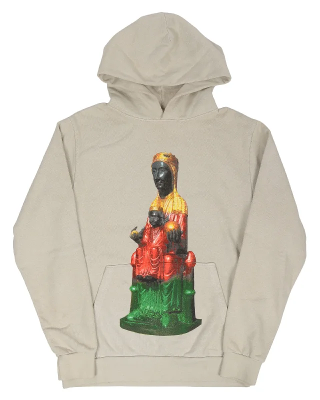 Buddha Hoodie Hoodie with Ribbed Cuffs Snug Fit Comfort