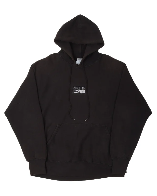 Lee Sub-Pop Hoodie Hoodie with Cropped Fit Short Trendy