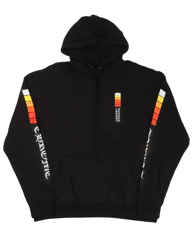 Boost Logo Hoodie Hoodie with Button Placket Classic Preppy
