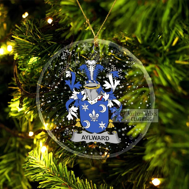 Aylward Irish Clan Christmas Glass Ornament with Coat of Arms Cardigan Sweater Pullover Aylward Irish Clan Christmas Glass Ornament with Coat of Arms Cardigan Sweater Pullover