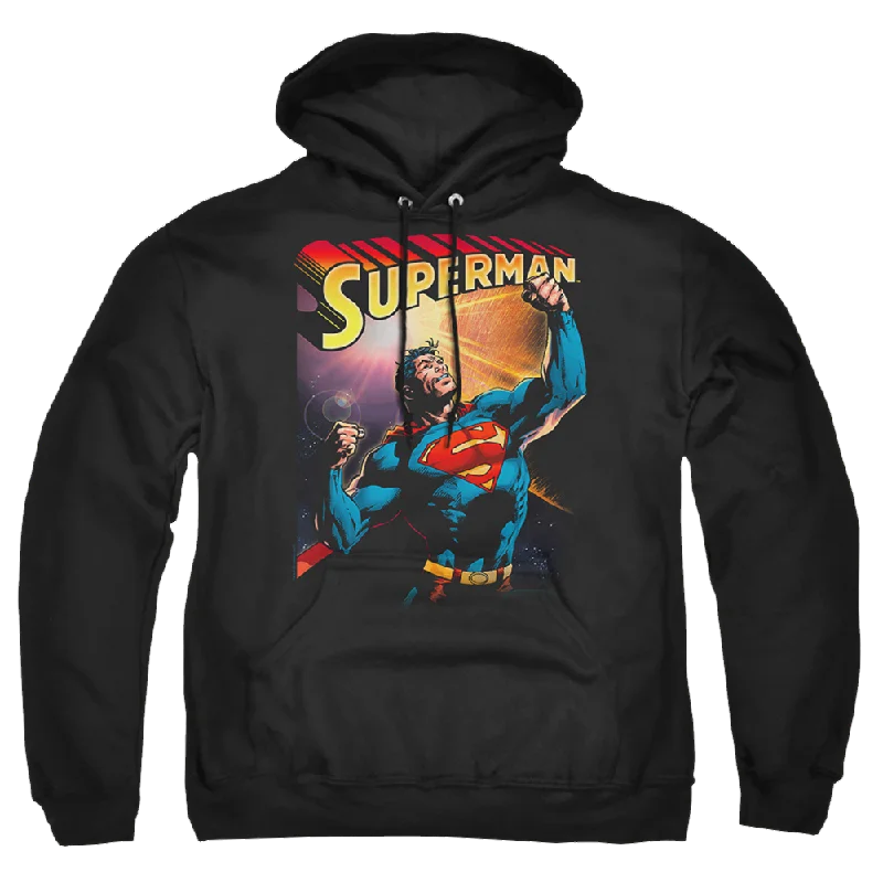 Superman Victory - Pullover Hoodie Keyhole Neck Pullover