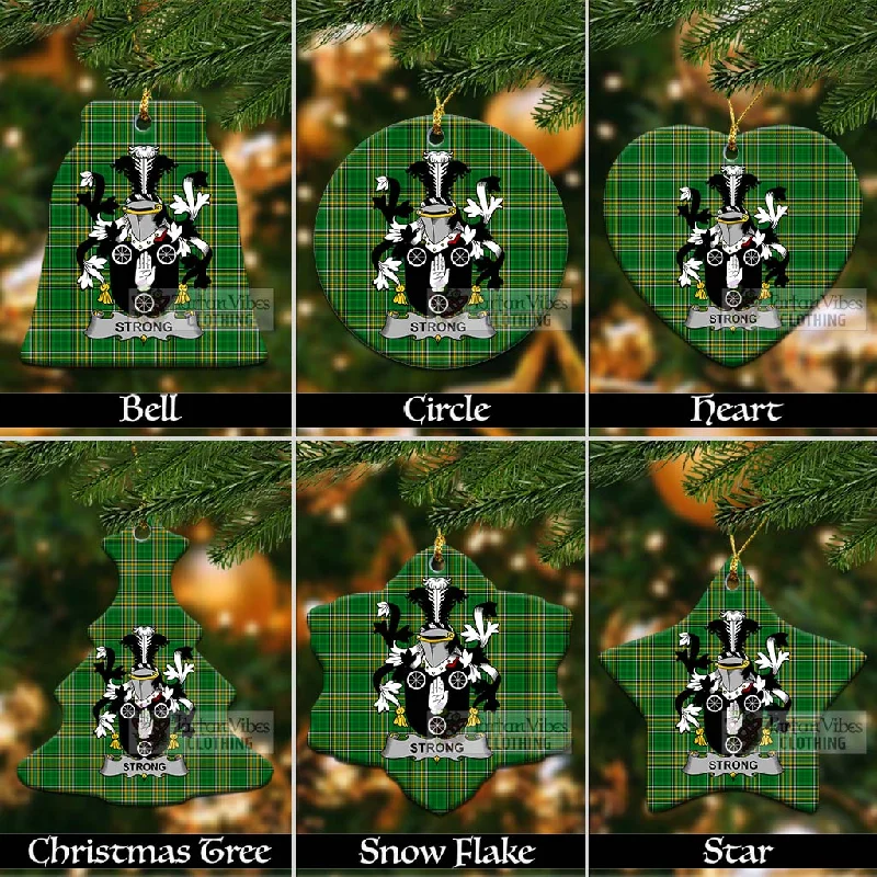 Strong Irish Clan Tartan Christmas Ceramic Ornament with Coat of Arms Boat Neck Jacket Square Neck Jacket One-Shoulder Jacket Strong Irish Clan Tartan Christmas Ceramic Ornament with Coat of Arms Boat Neck Jacket Square Neck Jacket One-Shoulder Jacket