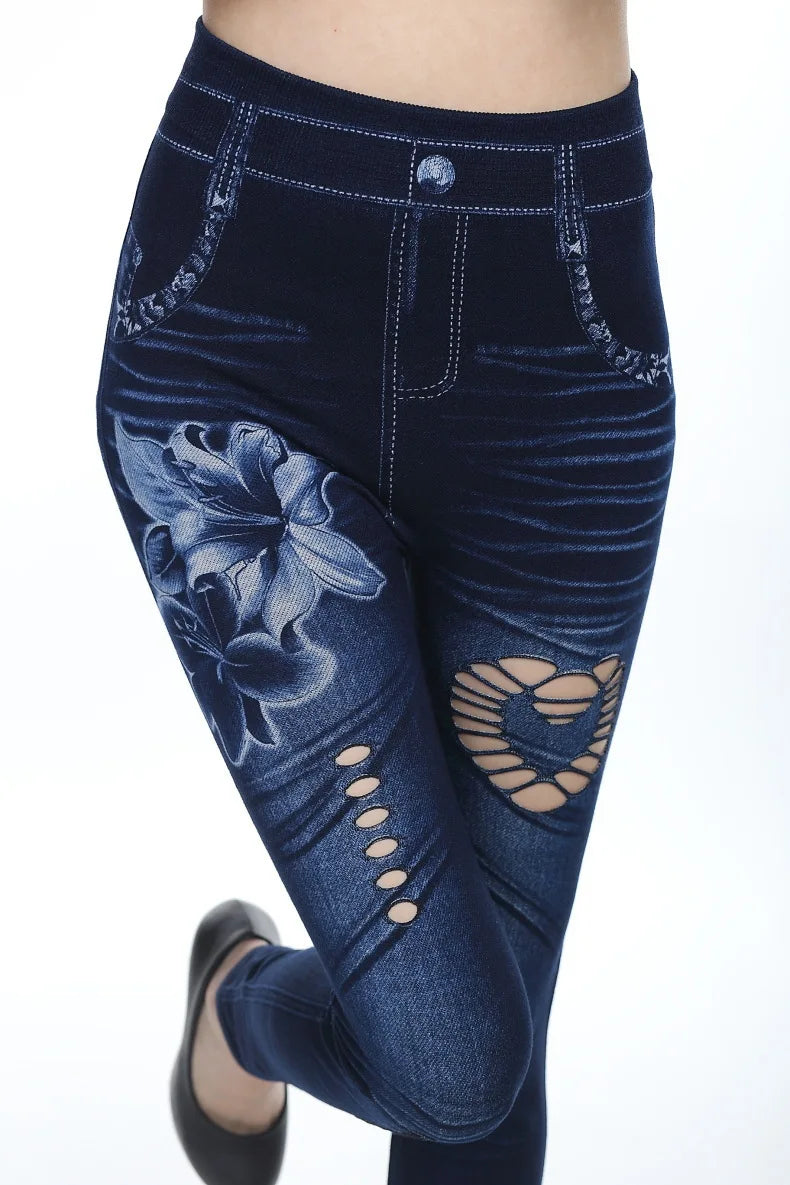 -026Imitation jeans