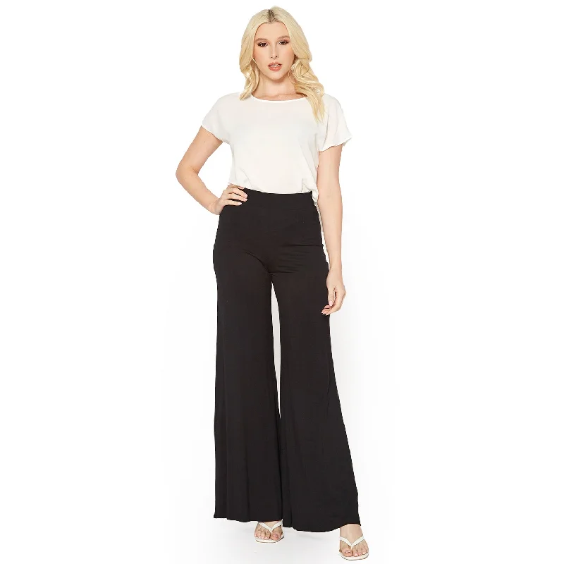 Women's Solid Flare Leggings Stylish Everyday Leggings