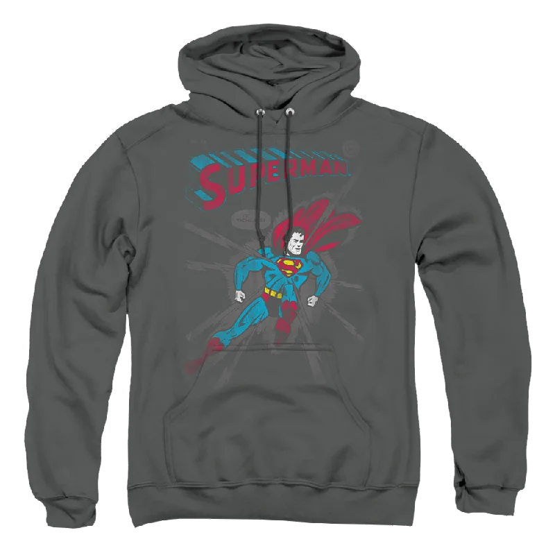 Superman It Tickles - Pullover Hoodie Lantern Sleeve Elegant