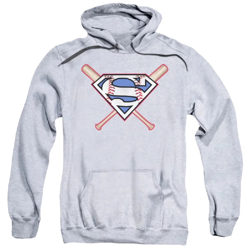 Superman Crossed Bats - Pullover Hoodie Set Sleeve Pullover