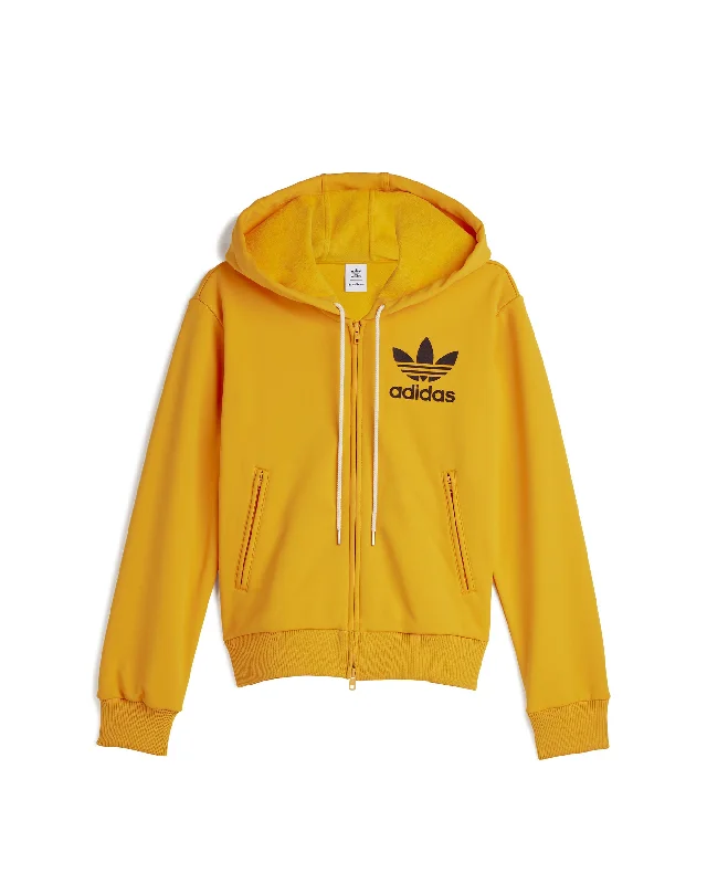 Wales Bonner Track Hoodie - Eqt Orange Hoodie with Neon Bright Vibrant