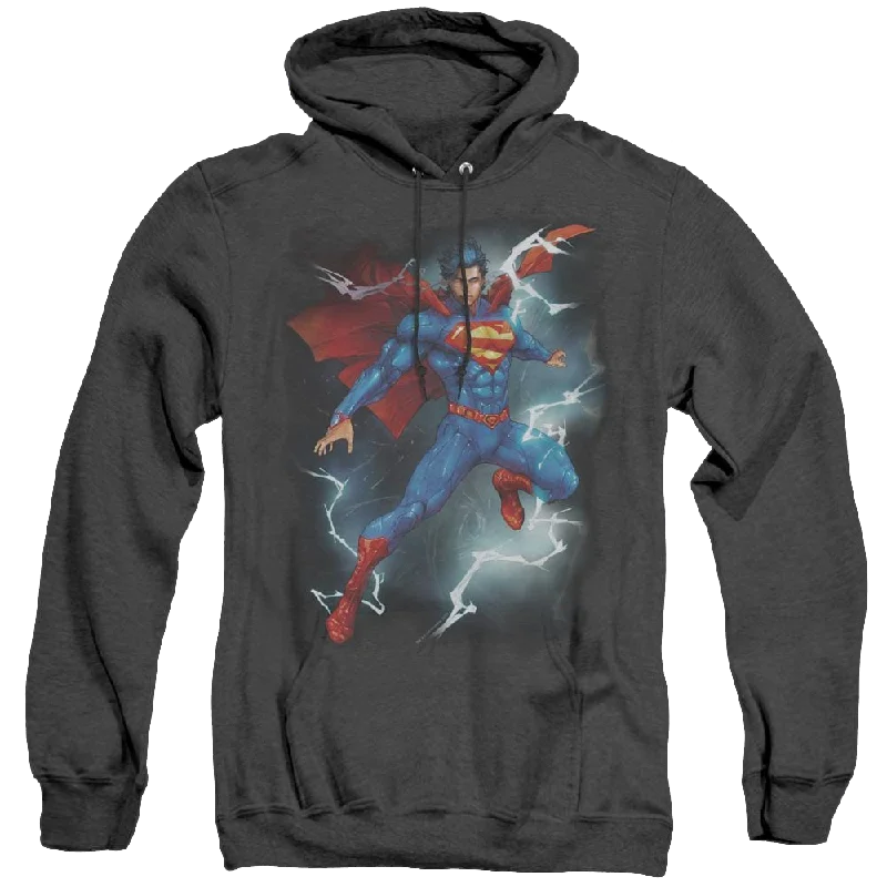 Superman Annual #1 Cover - Heather Pullover Hoodie Besom Neck Pullover