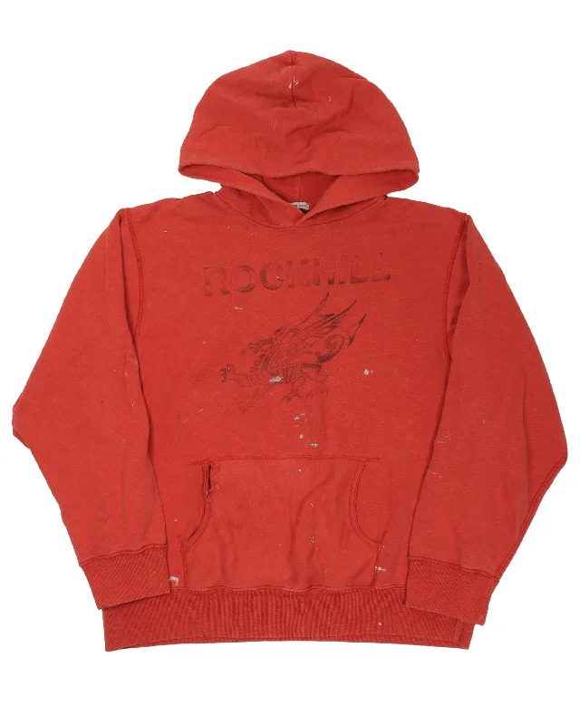 Rockhill Hoodie Hoodie with Hem Fringe Bohemian Relaxed