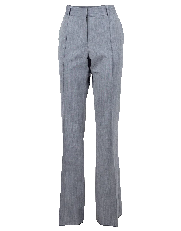 Flare Denim Trouser Wide Leg Loose Fit Mid Waist