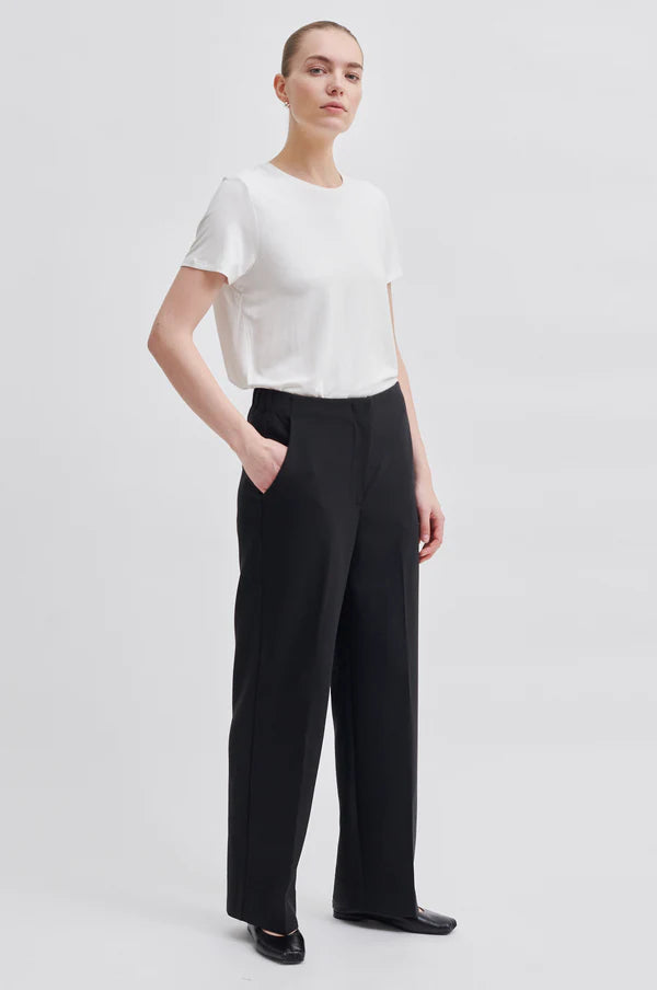 EVIE classic trousers zwart Trousers Sale Discount