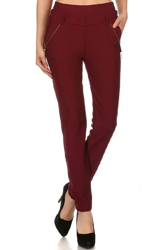 Sherpa Fur Lined Mid Rise Elastic Leggings Chic Velvet Soft Leggings