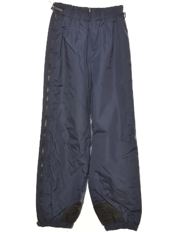 Columbia Navy Ski Trousers - W22 L30 Trousers Modern Contemporary