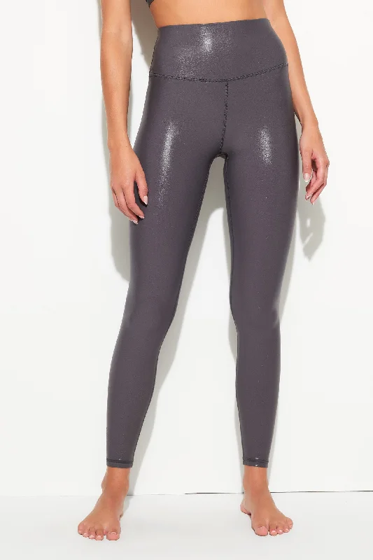 Lotus High Gloss 7/8 Legging Comfortable Lounge Leggings