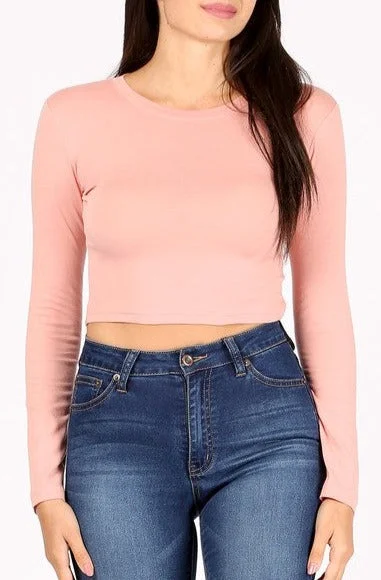 Crew Neck Crop Top Collared Crew Neck Turtle Neck