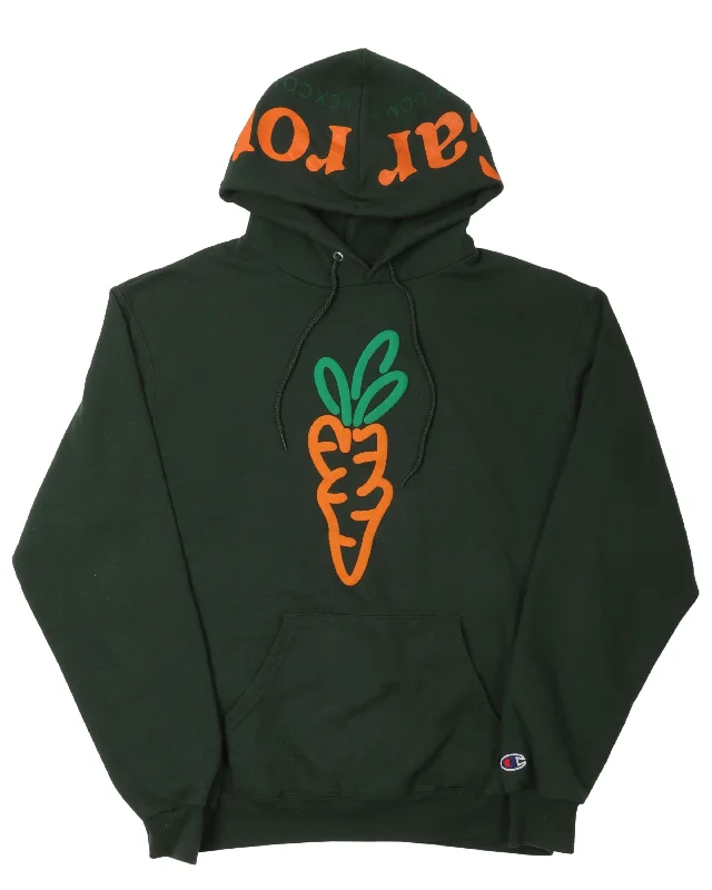 Carrots Hoodie Hoodie with Ribbed Hem Stretchable Secure