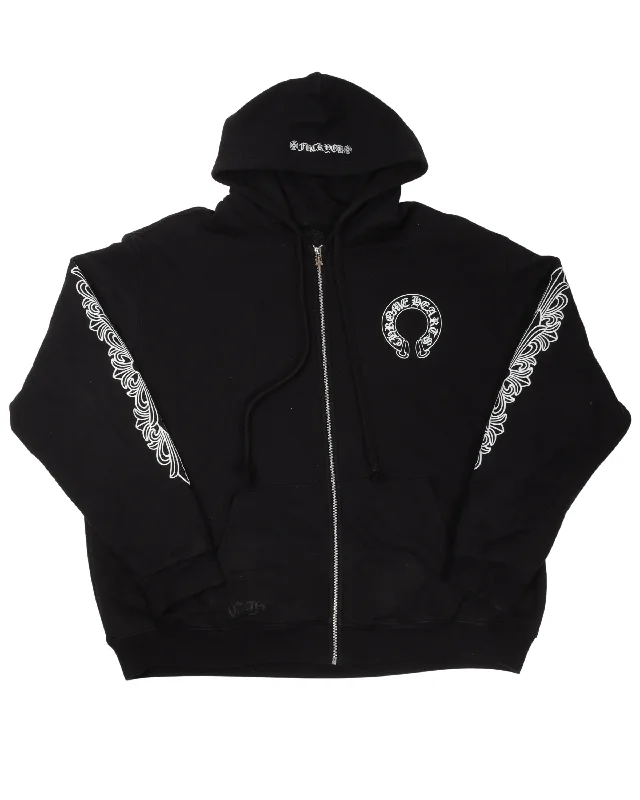 Thermal Lined Horseshoe Zip Up Hoodie Hoodie with Cropped Fit Short Trendy