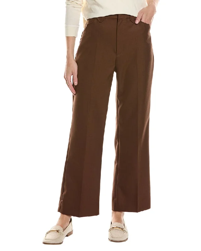 THE GREAT The Western Wool-Blend Trouser Trousers practical easy-care