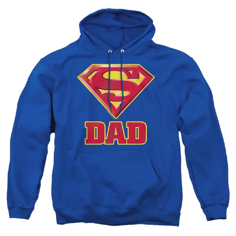 Superman Super Dad - Pullover Hoodie Plunging Neck Pullover
