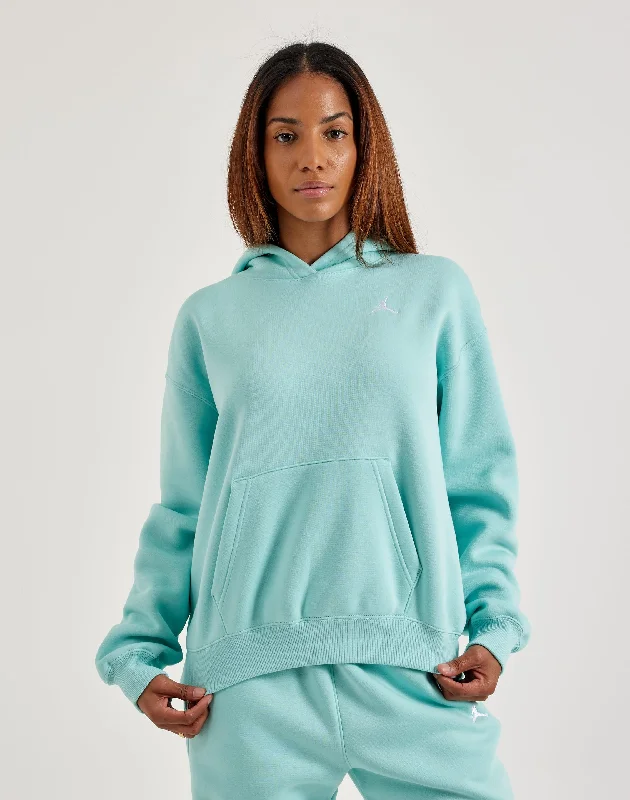 Jordan Brooklyn Fleece Hoodie Hoodie with Tied Waist Feminine Flattering