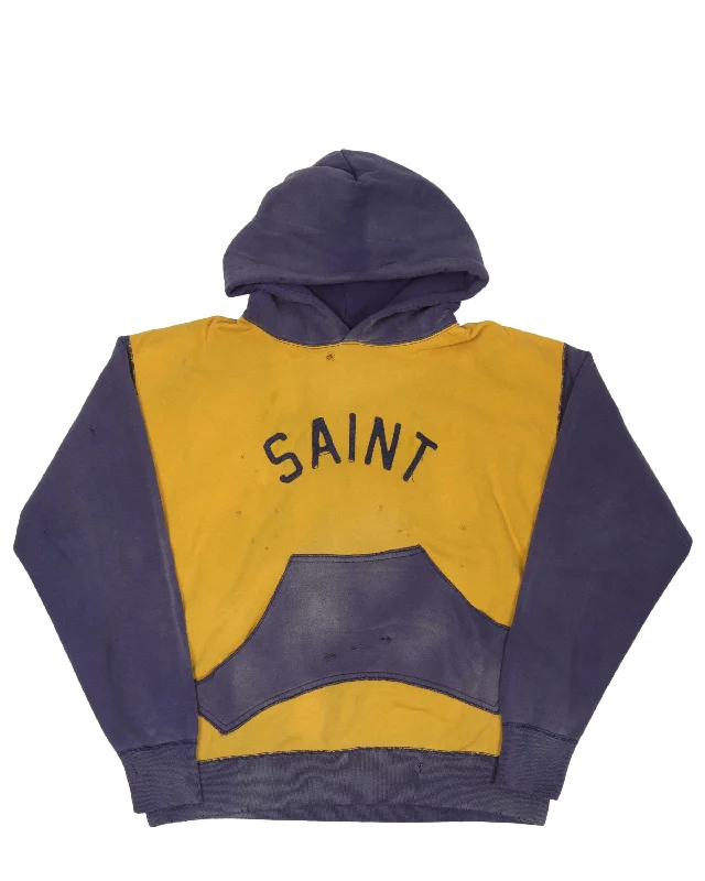 "No Blood Left to Drink" Hooded Sweatshirt Hoodie with Tied Waist Feminine Flattering