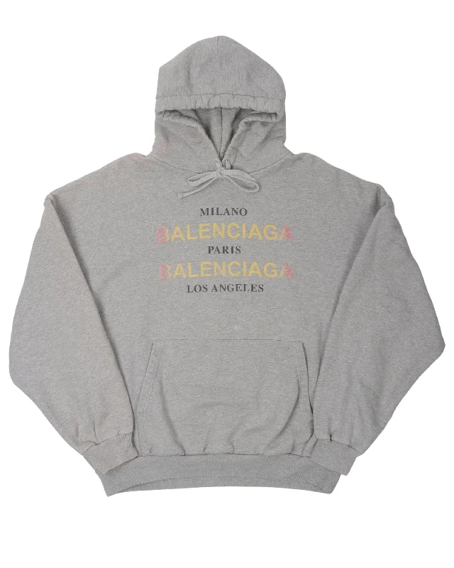 Cities Hoodie Hoodie Jacket Zipper Layering