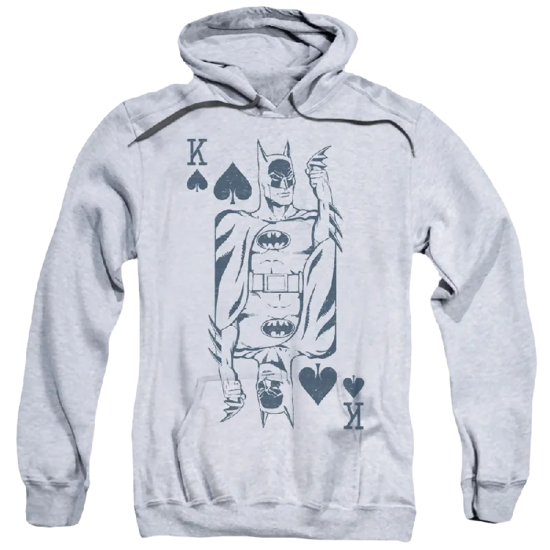 DC Batman Bat Card - Pullover Hoodie Faux Fur Trim