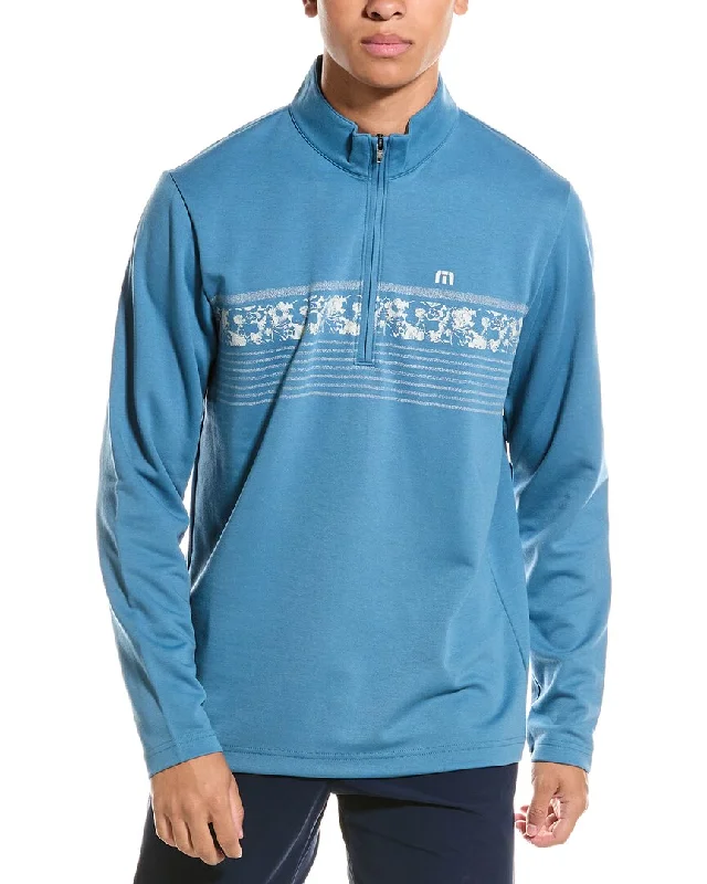 TravisMathew Upgraded Pullover Ruffle Neck Pullover