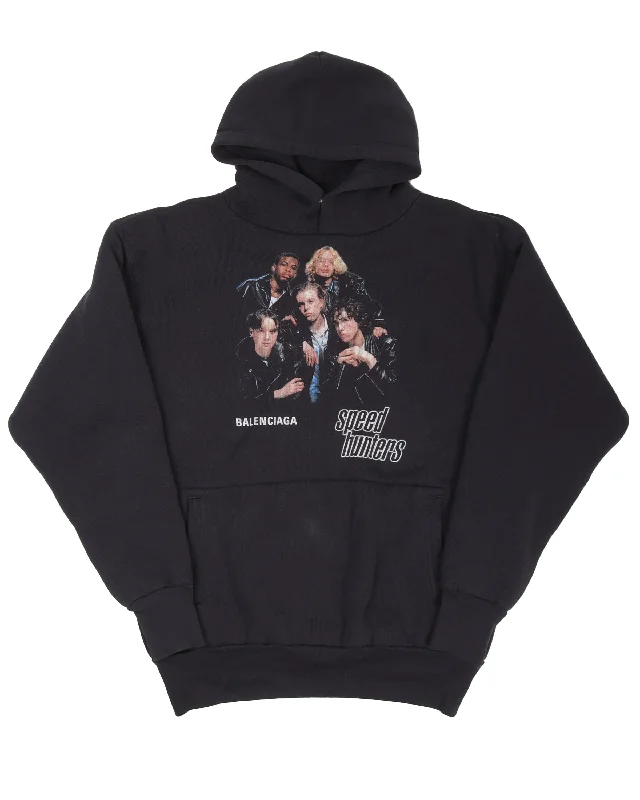 Speedhunters Oversized Hoodie Hoodie with Puffed Sleeves Voluminous Trendy